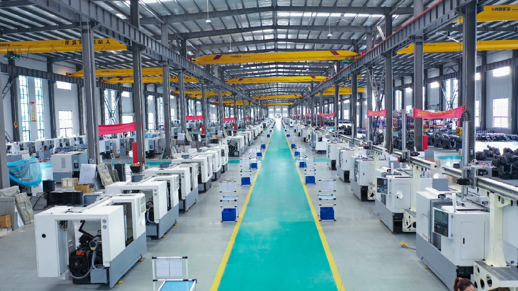 数控斜轨车床厂区